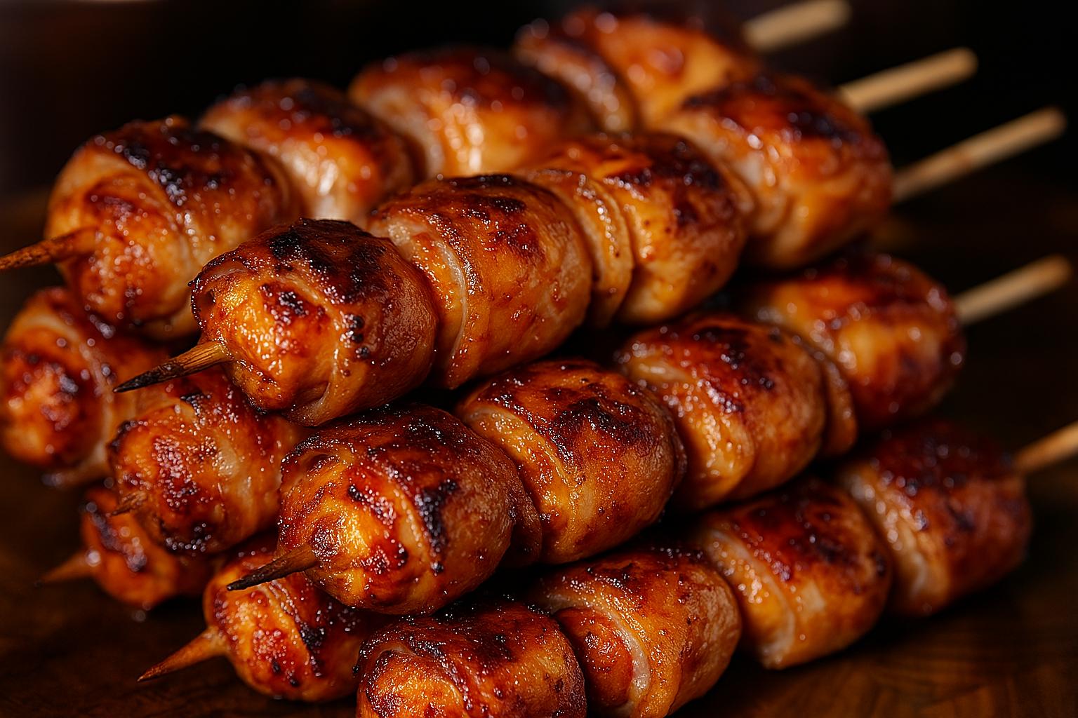 Bacon-Wrapped Skewers